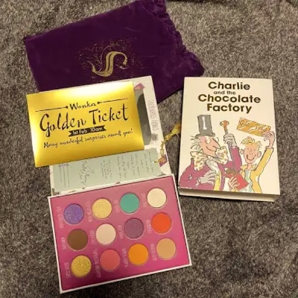 StoryBook Charlie And The Chocolate Factory Eyeshadow  IncludeThat Golden Ticket - Picture 1 of 4